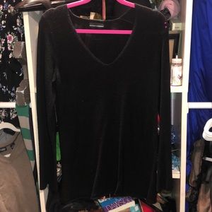 Sutton Studio Black Cashmere Pullover Sweater